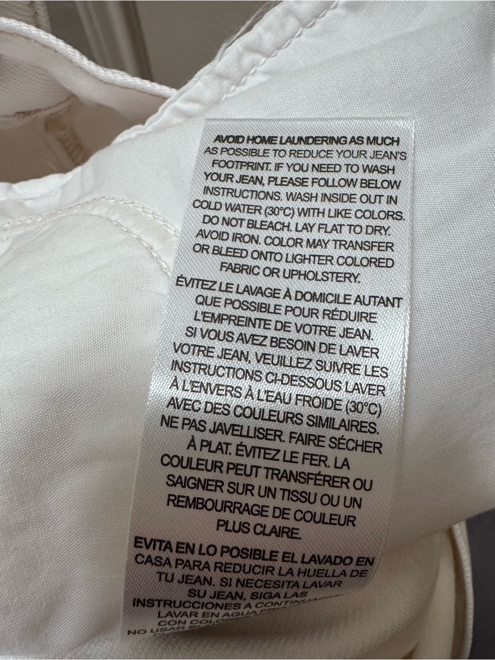 NWT Frame 30 The Stroll Mid-Rise Wide-Leg Jeans, Au Natural Clean - Picture 9 of 10